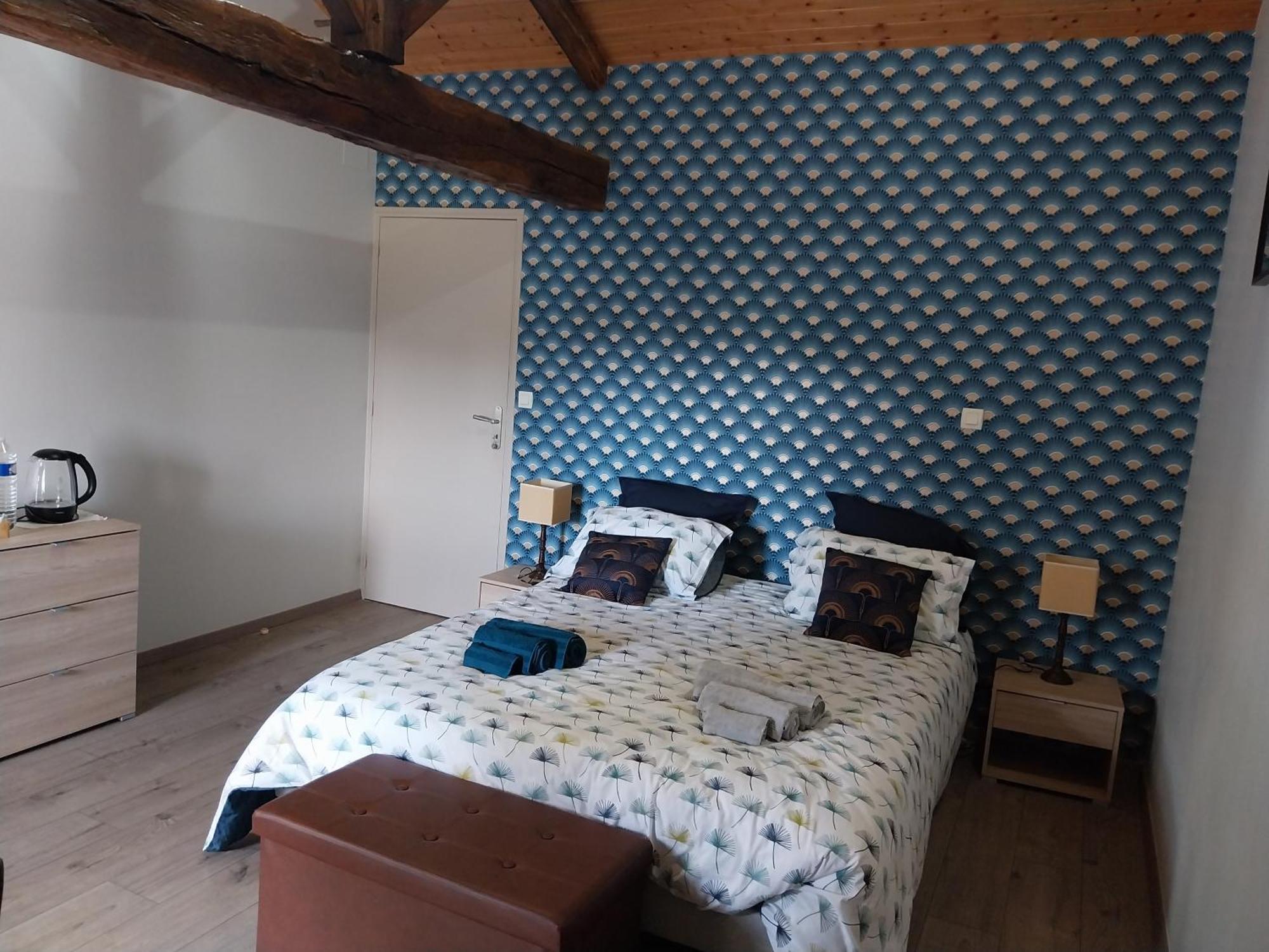 Bed and Breakfast Au Granit Bleu Faye-l'Abbesse Esterno foto