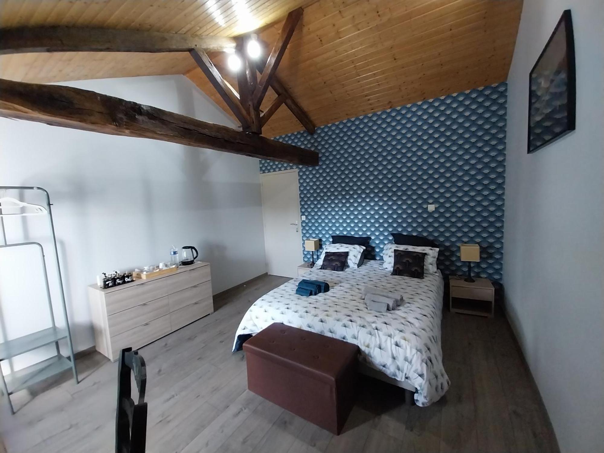 Bed and Breakfast Au Granit Bleu Faye-l'Abbesse Esterno foto
