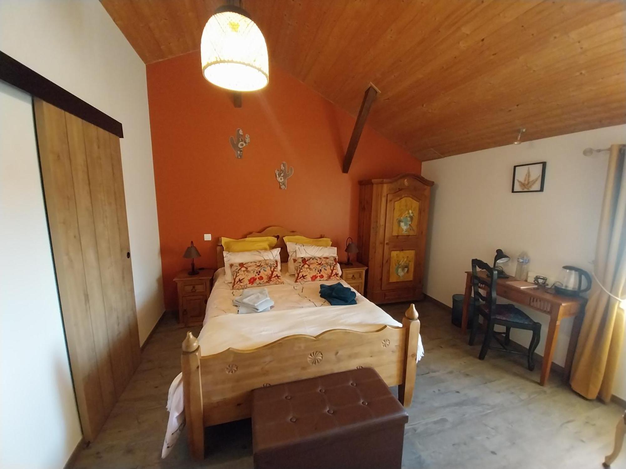 Bed and Breakfast Au Granit Bleu Faye-l'Abbesse Esterno foto